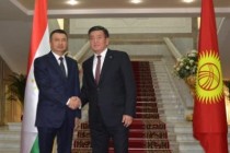 Prime Minister of the Republic of Tajikistan Qohir Rasulzoda met with the President of the Kyrgyz Republic Sooronbay Jeenbekov