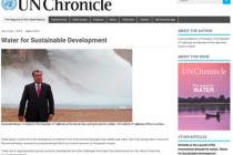 The article of the President of the Republic of Tajikistan in the journal UN Chronicle, entitled «Water for Sustainable Development»