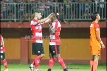 Nuriddin Davronov scored a goal for FC Madura United