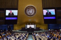 President of Tajikistan Emomali Rahmon attended the 72nd session of the UNGA on the occasion of the launch of the International Decade for Action «Water for Sustainable Development», 2018-2028