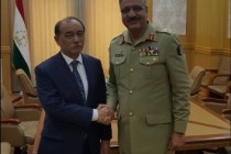 Secretary of Security Council of Tajikistan Abdurahim Qahharov met with the Chairman of the Joint Chiefs of Staff of the Armed Forces of the Islamic Republic of Pakistan Zubair Mahmood Hayat
