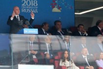 Participation of the Leader of the Nation Emomali Rahmon in the 2018 FIFA World Cup opening ceremony