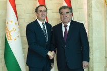 Emomali Rahmon received the World Bank Regional Vice-President for Europe and Central Asia Cyril Muller