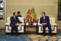 Emomali Rahmon meets with  top executives of largest Chinese companies in Henan Province