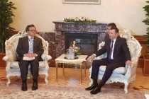 Tajik PM Qohir Rasulzoda meets UN Under-Secretary-General Liu Zhenmin