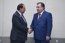 President of Tajikistan Emomali Rahmon had a meeting with President of the Islamic Republic of Pakistan Mamnoon Hussain