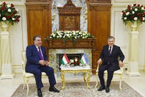 President Emomali Rahmon held talks with President of the Republic of Uzbekistan Shavkat Mirziyoyev