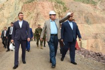 The Leader of the Nation Emomali Rahmon inspected the Roghun HPP