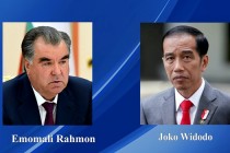 President of Tajikistan Emomali Rahmon sent a telegram of condolences to the President of the Republic of Indonesia Joko Widodo