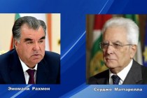 Condolences of the President of Tajikistan Emomali Rahmon to the President of the Italian Republic Sergio Mattarella