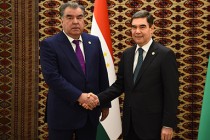 President of Tajikistan met with President of Turkmenistan  on the sideline of IFAS summit in Turkmenbashy