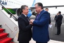 Welcoming of the President of the Republic of Uzbekistan Shavkat Mirziyoev