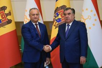 President of Tajikistan Emomali Rahmon met with the President of the Republic of Moldova Igor Dodon