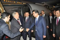 Nursultan Nazarbayev, President of Kazakhstan, arrived in Tajikistan to attend the meeting of the CIS Council of Heads of State