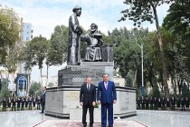 Opening of the Park named after Nizomiddin Alisher Navoi in Dushanbe