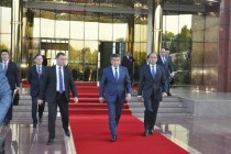 Sooronbay Jeenbekov, President of the Kyrgyz Republic, arrived in Dushanbe to attend the meeting of the CIS Council of Heads of State