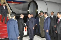 Russian President Vladimir Putin arrived in Dushanbe on a working visit