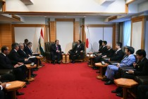 President of Tajikistan Emomali Rahmon met with the Chairman of the Tajikistan-Japan Parliamentary Friendship League Keiji Furuya