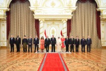 Reception of credentials from 12 newly appointed ambassadors
