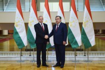 President of Tajikistan Meets with Belarusian Security Council Secretary Stanislav Zas