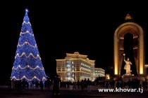 Dushanbe First to Install a New Year Tree in Central Asia