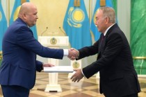 Tajik Ambassador to Kazakhstan Presented His Credentials to the President