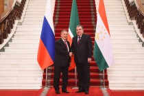 President Emomali Rahmon meets Head of the Republic of Tatarstan Rustam Minnikhanov