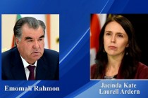 President of Tajikistan Emomali Rahmon Sent a Message of Condolences to the Prime Minister of New Zealand Jacinda Ardern