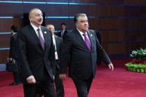 President of Tajikistan Emomali Rahmon met with President of Azerbaijan Ilham Aliyev