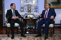 President Emomali Rahmon Meets Prime Minister of Russia Dmitry Medvedev