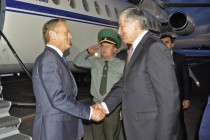 European Council President Donald Tusk Arrives in Tajikistan