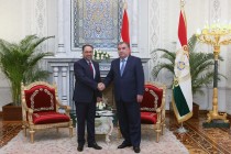 President of Tajikistan Emomali Rahmon Receives Foreign Minister of Afghanistan