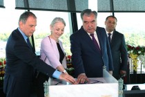 President Emomali Rahmon Inaugurates control /dispatch tower of the Tajik Air Navigation