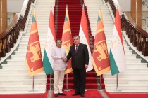 President Emomali Rahmon Meets With President of Sri Lanka Maithripala Sirisena