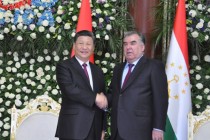 President Emomali  Rahmon Welcomes Chinese President Xi Jinping in Dushanbe