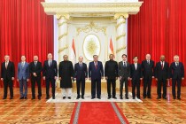 President Emomali Rahmon Receives Credentials from Foreign Ambassadors