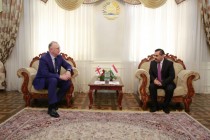 Huseinzoda Receives Copies of letters of Credence of the newly appointed Ambassador of Georgia in Tajikistan