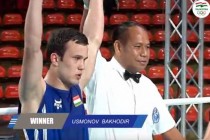 Tajik Boxer Usmonov Defeated Ukrainian Zheleznyak at the World Boxing Championships
