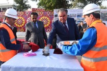 Emomali Rahmon Visits Vose, Lays Foundation Stone for Reconstruction and Rehabilitation of Vose — Hulbuk-Temurmalik-Kangurt Highway Project