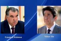 President of Tajikistan Emomali Rahmon Expresses Condolences to Prime Minister of Japan Shinzo Abe