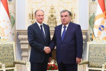 President Emomali Rahmon Receives Secretary of the Security Council of the Russian Federation Nikolai Patrushev