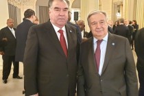 President Emomali Rahmon Had Talks With Emmanuel Macron and António Guterres