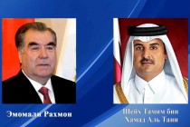 President Emomali Rahmon and Qatari Emir Exchange Congratulations on 25th Anniversary of Diplomatic Ties