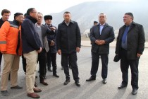Prime Minister Rasulzoda Examines the Construction of Dushanbe — Bokhtar Highway