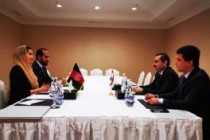 Deputy FM Huseinzoda Meets With His Afghan Counterpart and UNODC Representative