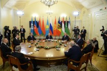 President Emomali Rahmon Attendas CIS Informal Summit in St. Petersburg
