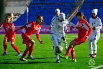 Tajik U-15 and Afghan U-19 Women’s Football Teams Go Against Each Other