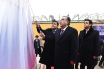 President Emomali Rahmon Opens New Facilities in Dushanbe