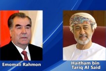 President Emomali Rahmon Congratulates Sultan of the Sultanate of Oman Haitham bin Tariq Al Said