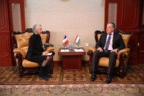 Tajik FM Muhriddin Receives French Ambassador